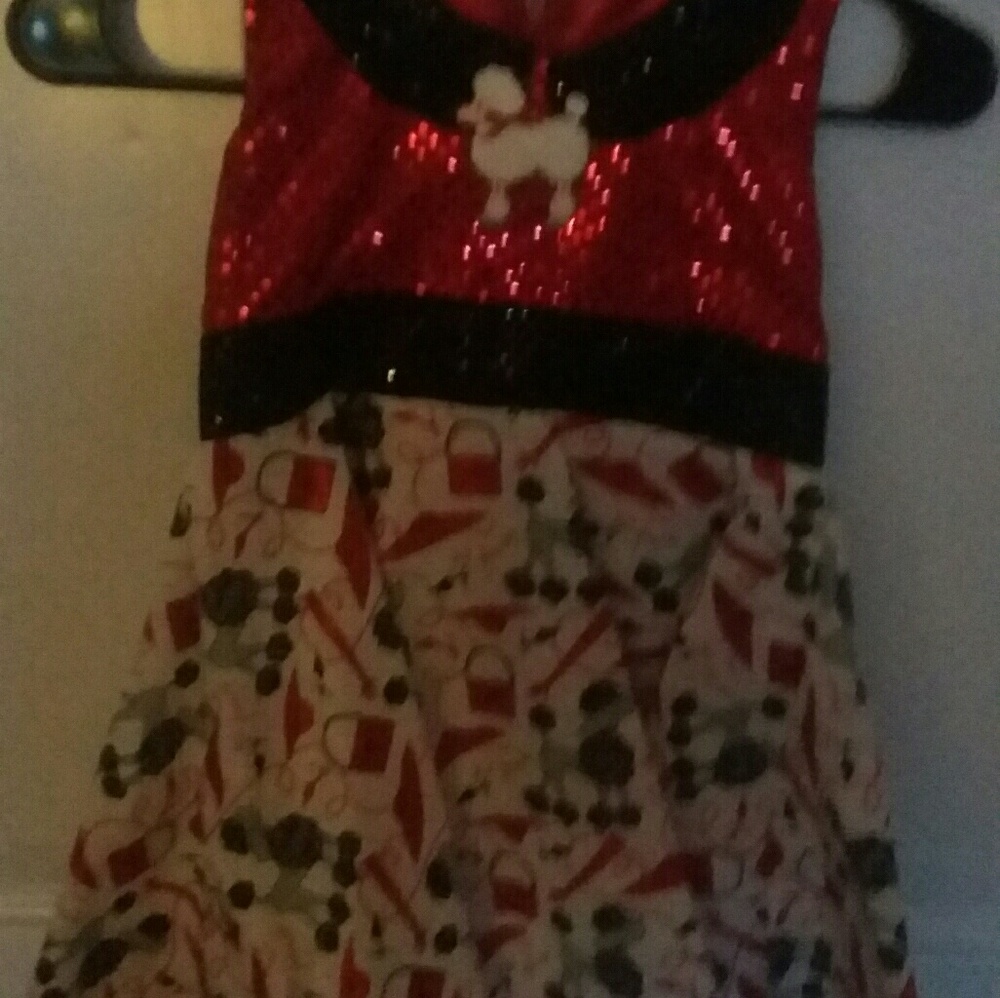 Girls poodle dress